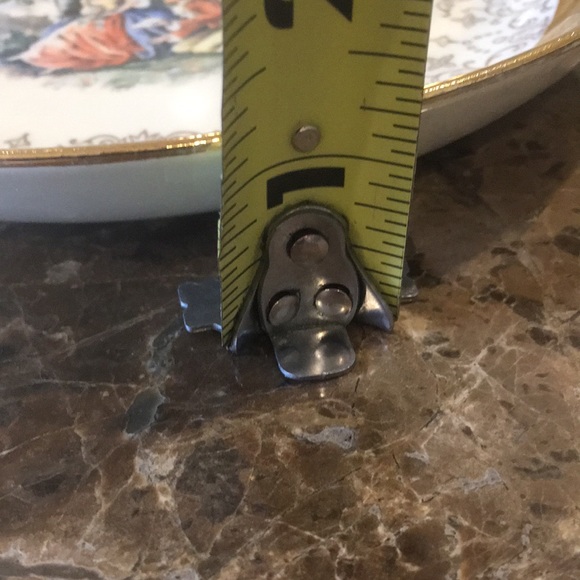 VTG 22K Gold Trim Crest-O-Gold Victorian Courting Couple Ornate Bowl 1930s - Picture 11 of 12